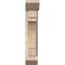 Ekena Millwork Merced Slat Smooth Bracket w/ Offset Brace, Douglas Fir, 5 1/2"W x 16"D x 28"H BKT0604X16X28MRC06SDF - alternate 2